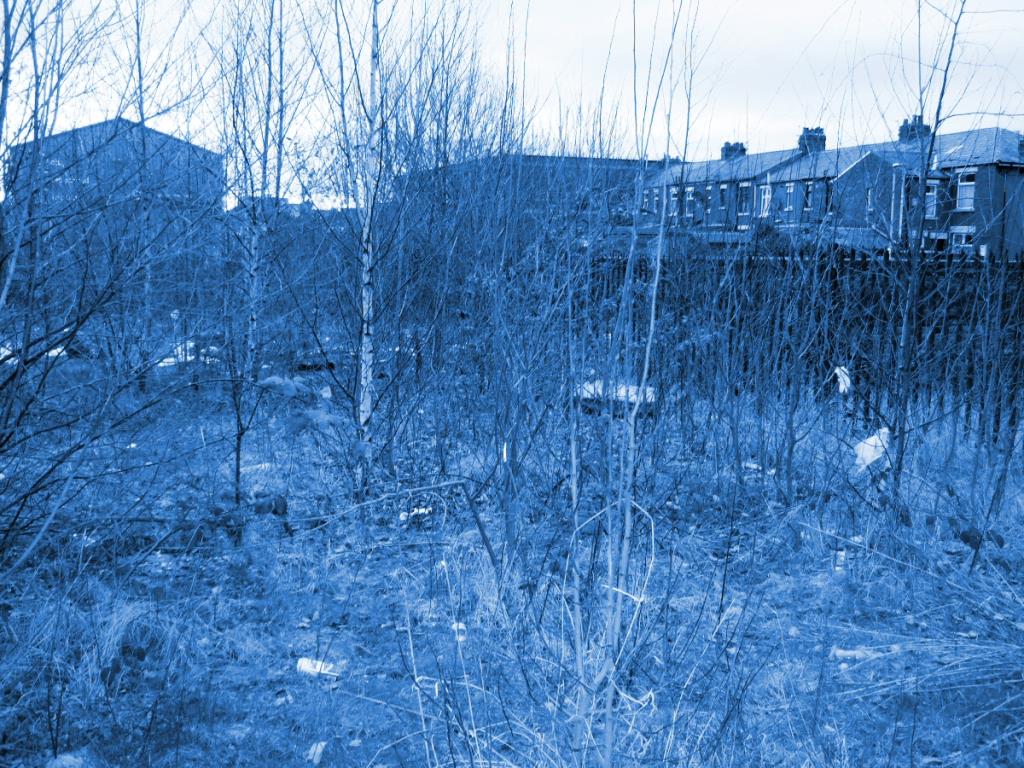 Decoration - Abstract photo of derelict land.
