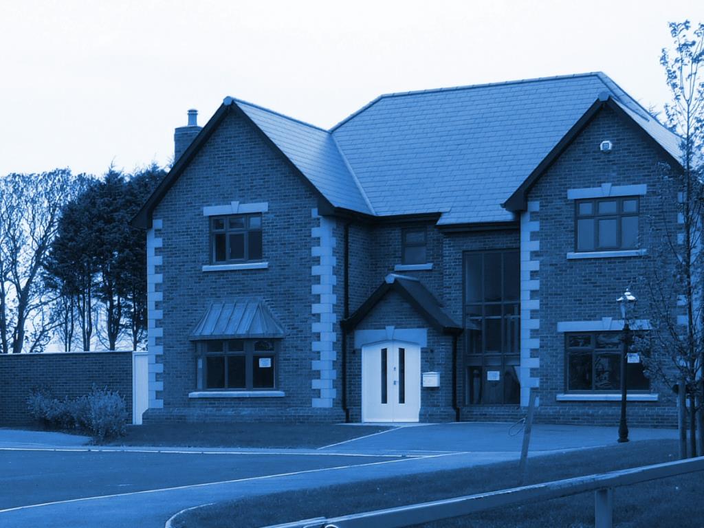 Decoration - Abstract photo of housing development.